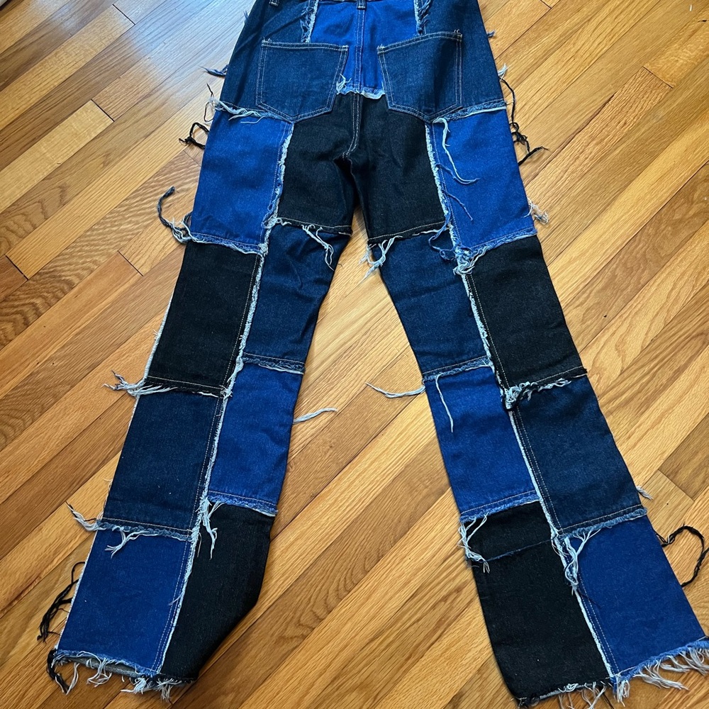 SHEIN patchwork jeans - Picture 5 of 6